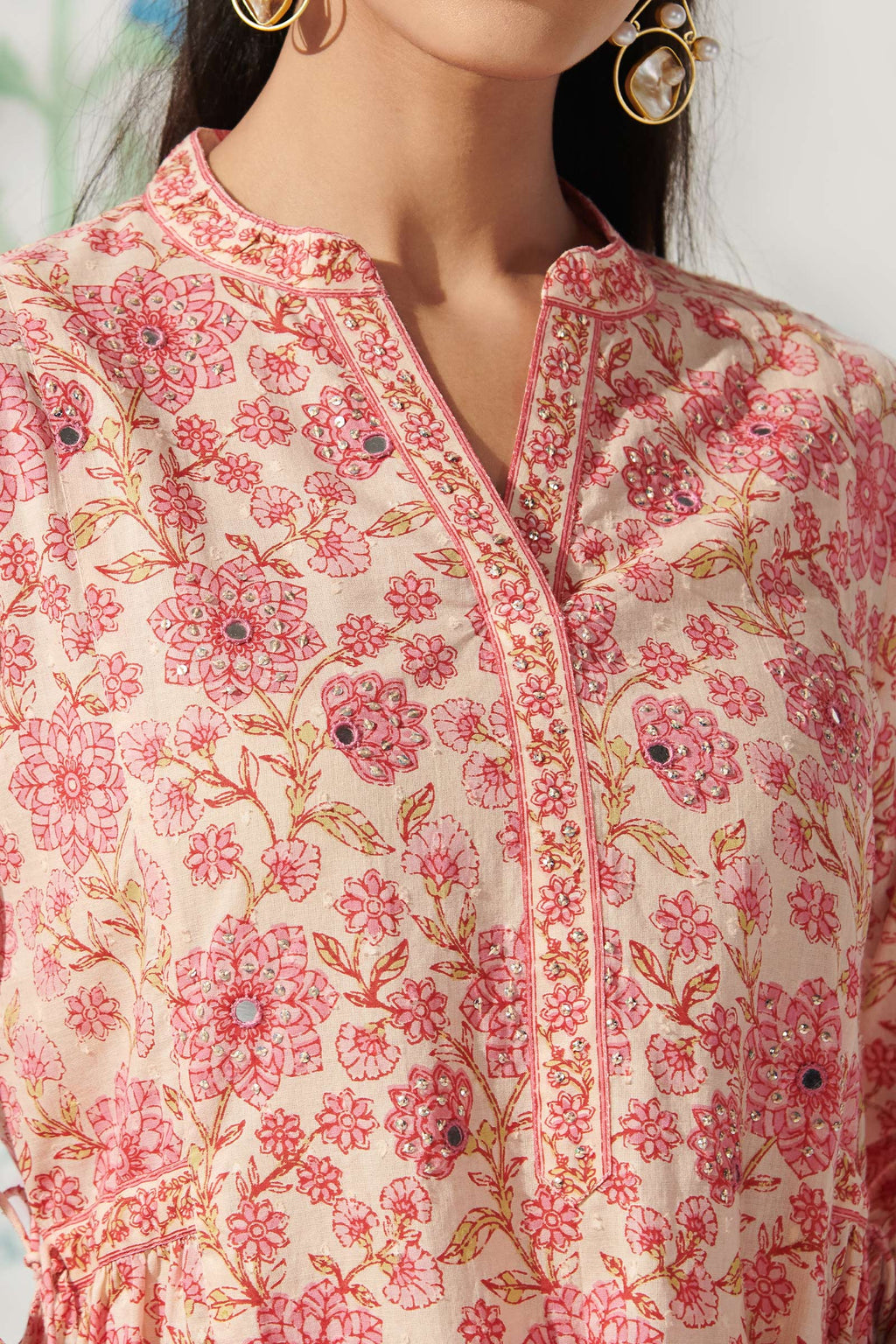 Gulbahar Nafia Sanganeri Kurta