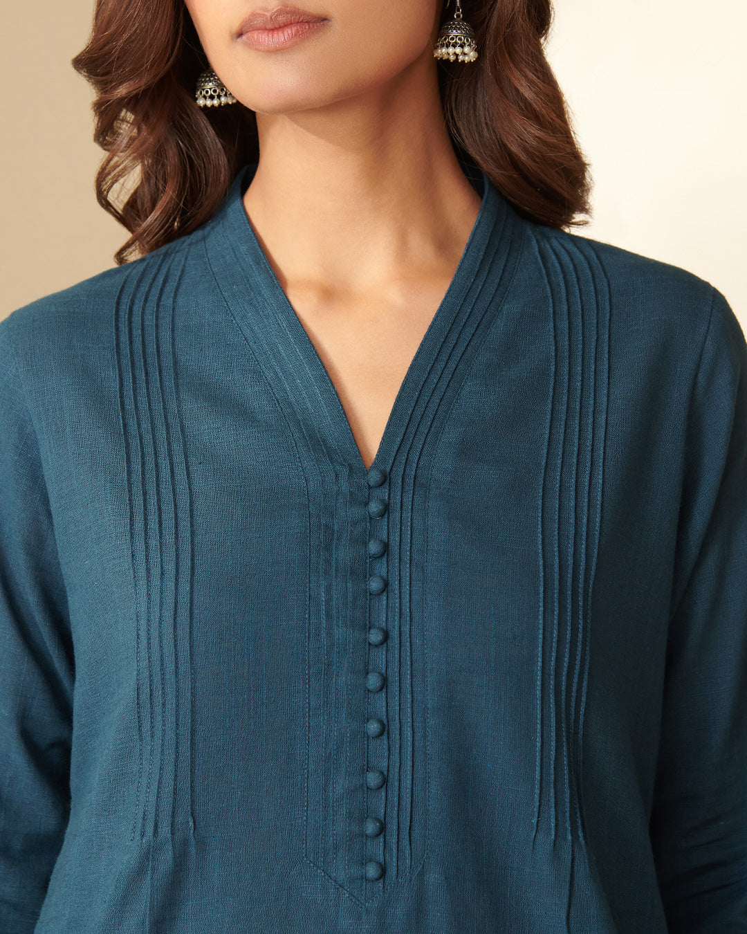 Roza Amina Blue Kurta