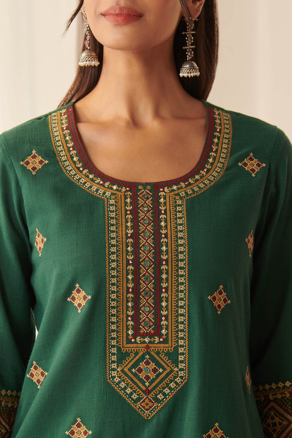 Mehraab Mira Green Kurta