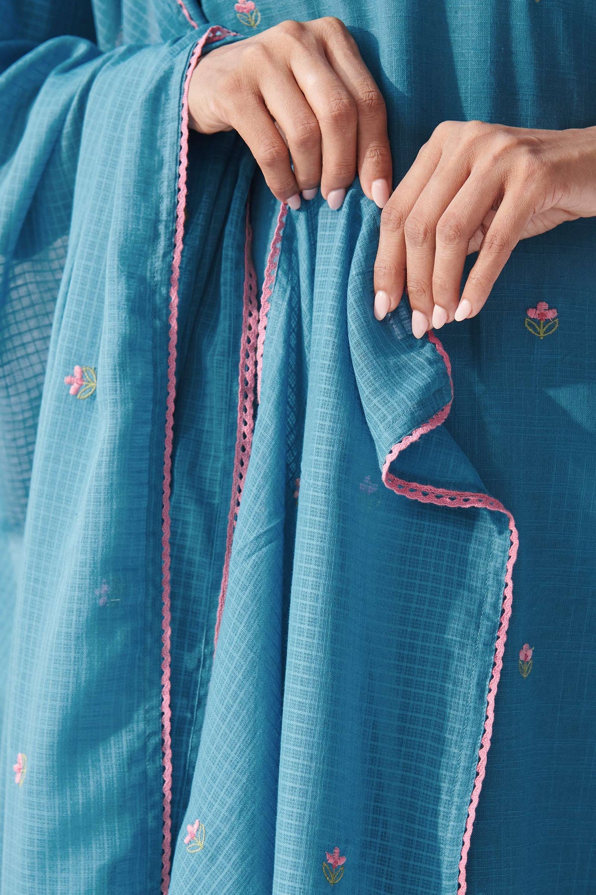 Mehraab Alisha Blue Dupatta