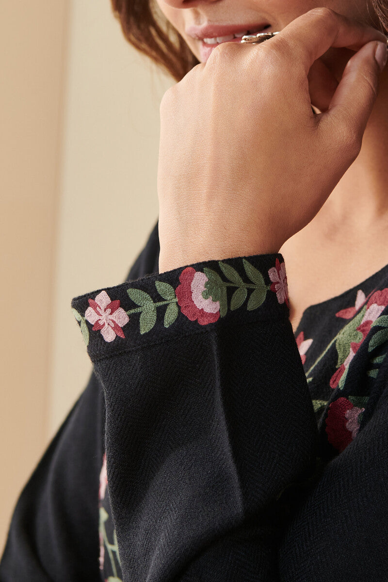 Naadirah Shirin Faux Wool Handloom Kurta