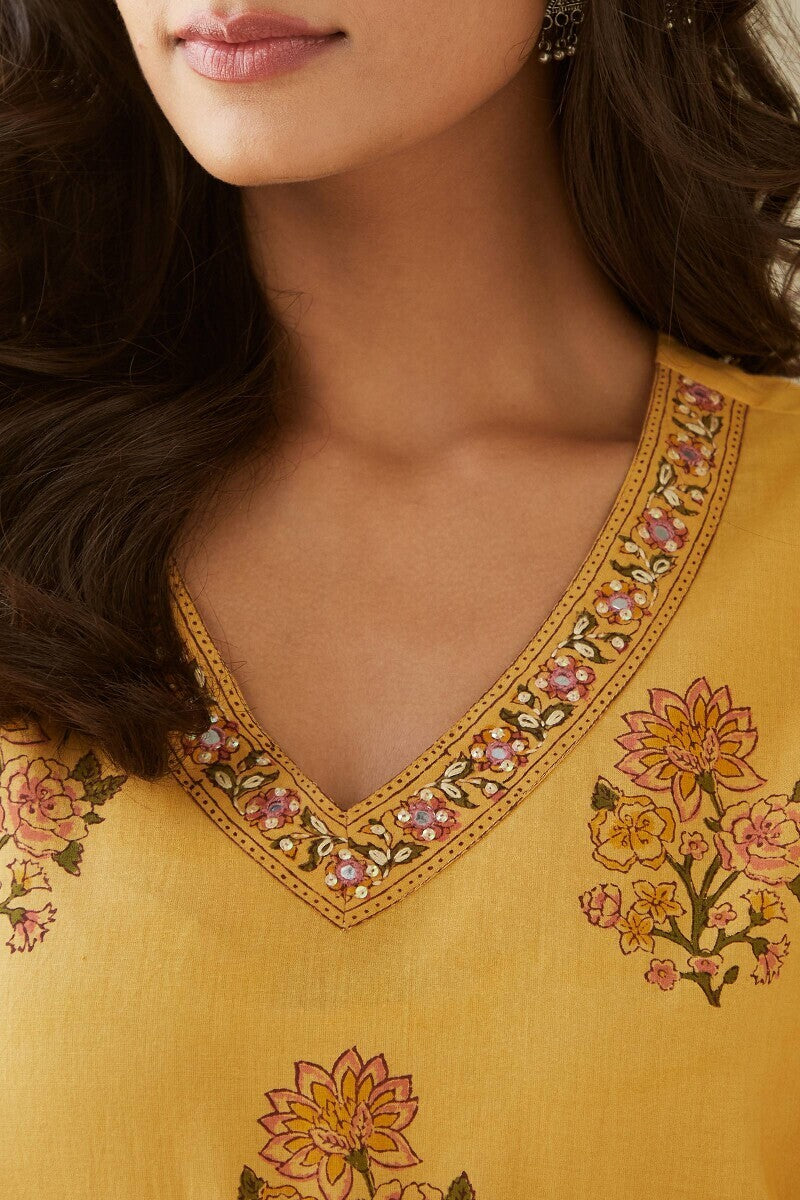 Rosheen Mahi Sanganeri Kurta