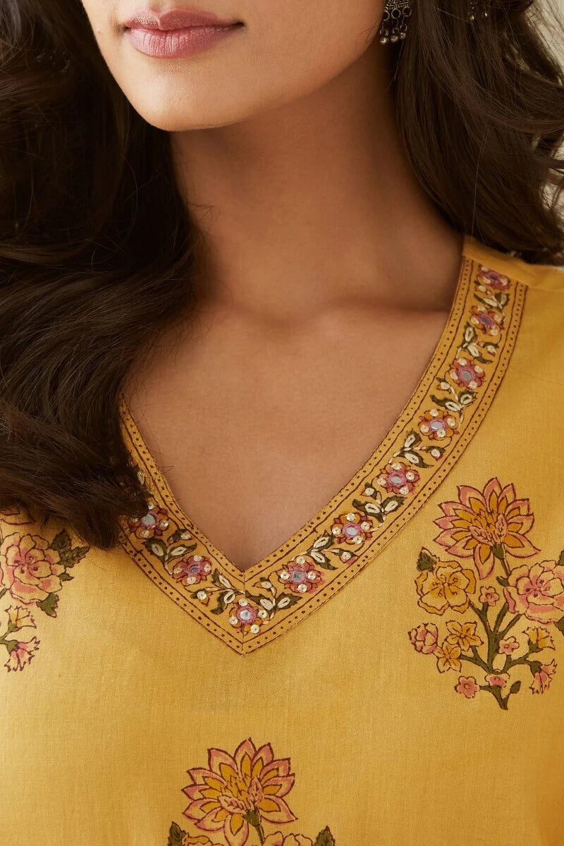 Rosheen Mahi Sanganeri Kurta