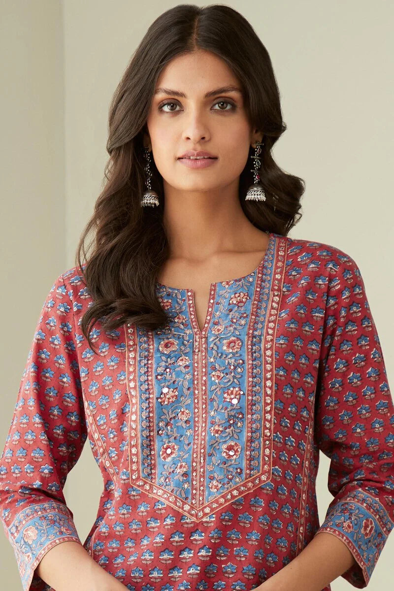 Rosheen Safina Sanganeri Kurta
