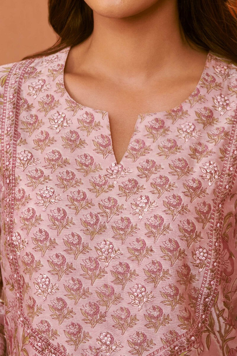 Mehrunissa Samira Chanderi Kurta