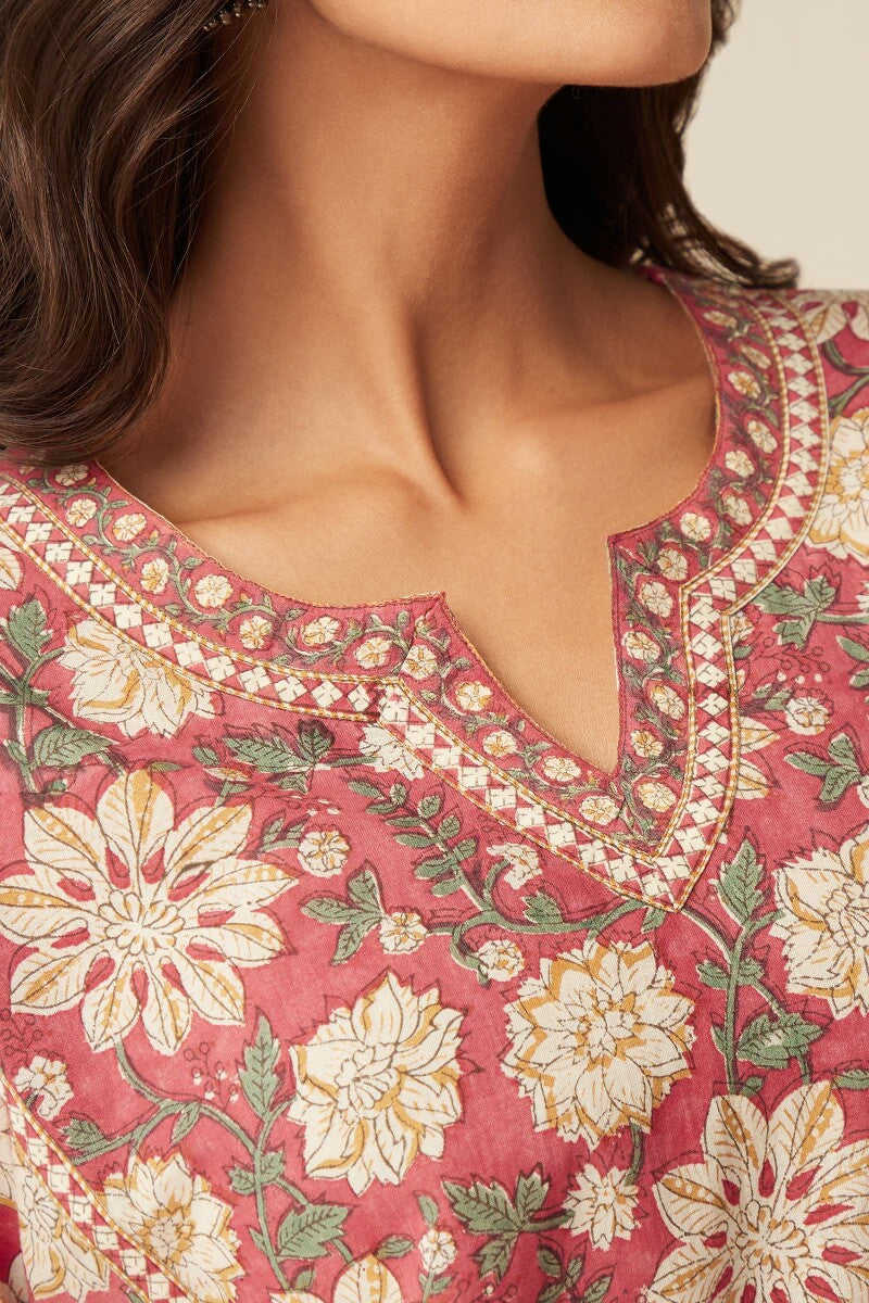 Gulshan Bagh Siya Sanganeri Kurta