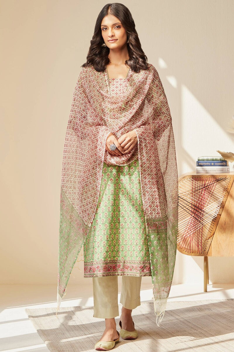Gulshan Bagh Sahana Sanganeri Kota Dupatta