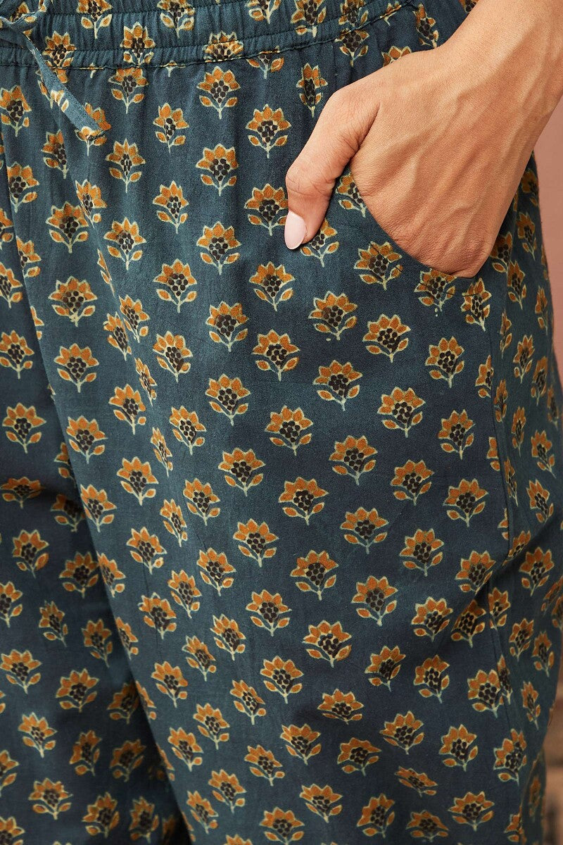Sehra Saba Ajrak Narrow Pants