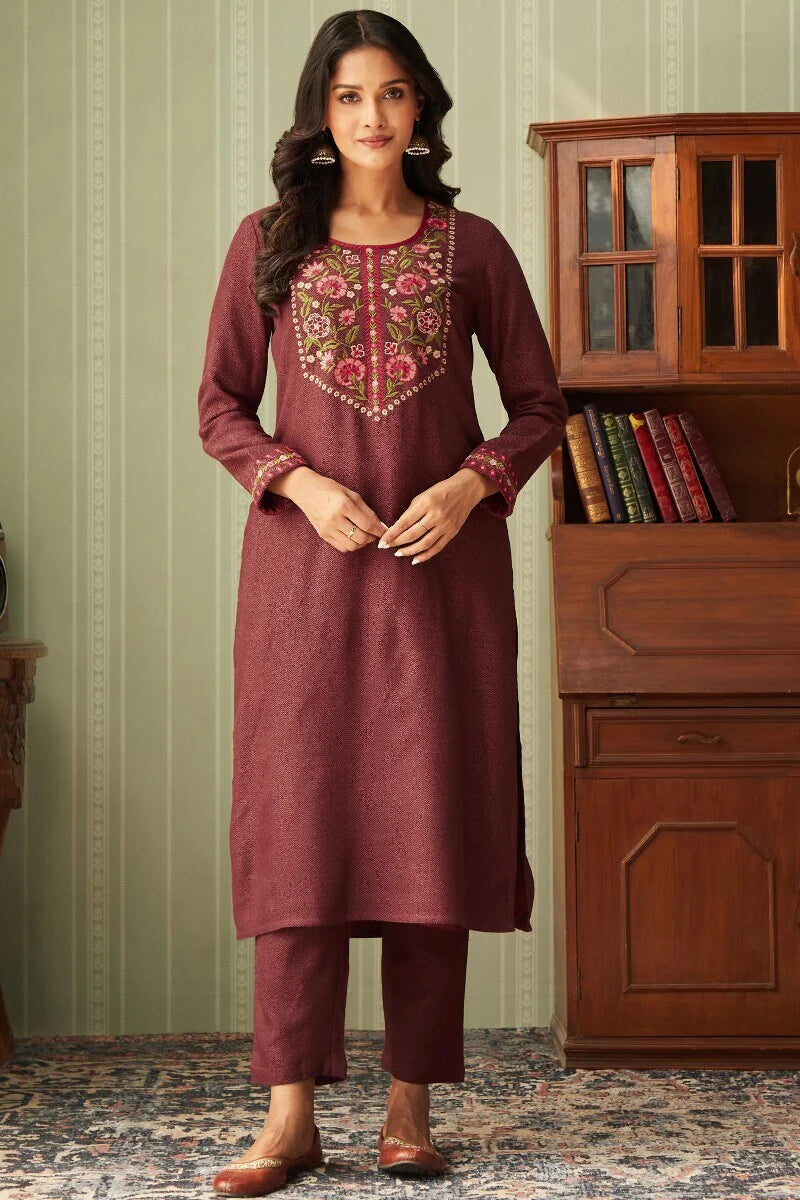 Naadirah Nafisa Faux Wool Kurta