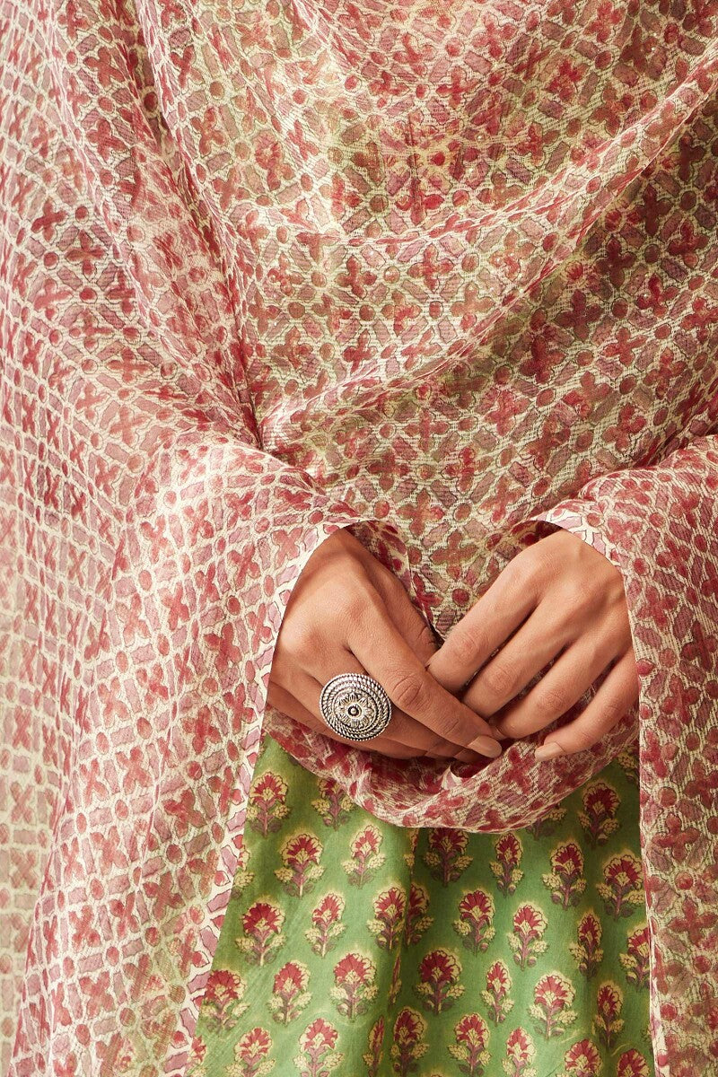 Gulshan Bagh Sahana Sanganeri Kota Dupatta