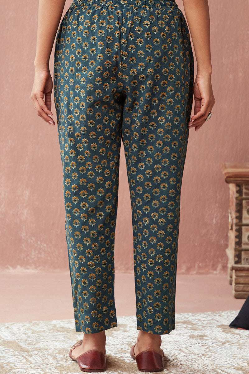 Sehra Saba Ajrak Narrow Pants