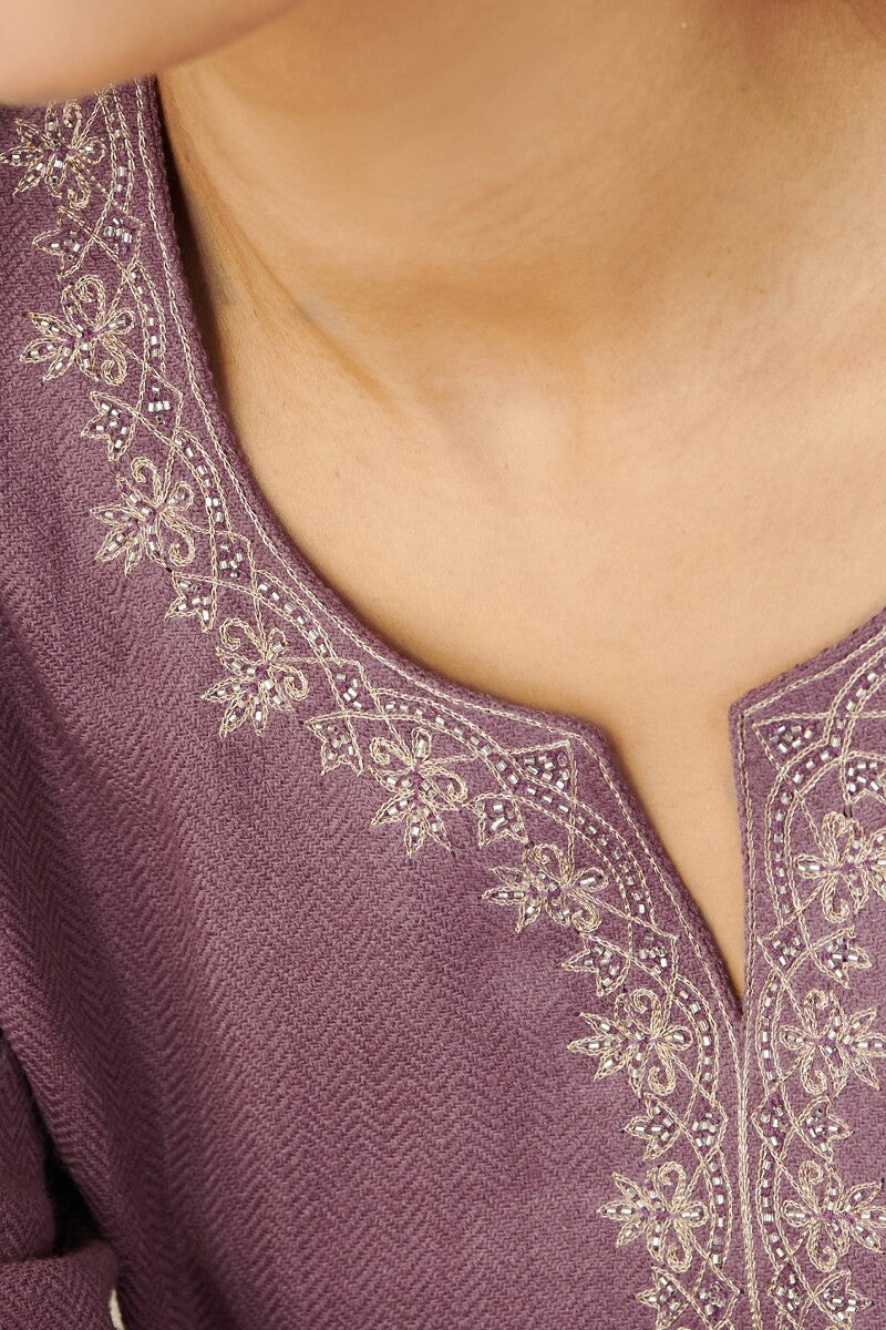 Naadirah Zafina Faux Wool Handloom Kurta