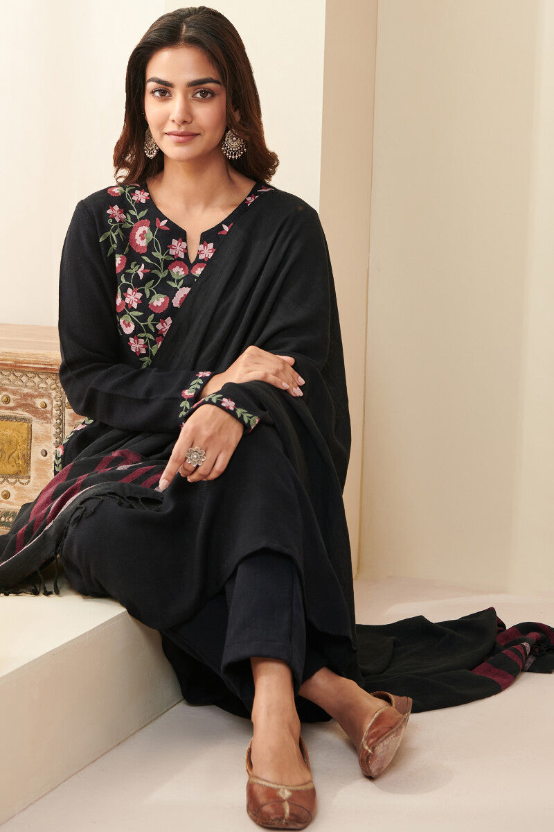 Naadirah Shirin Faux Wool Handloom Kurta