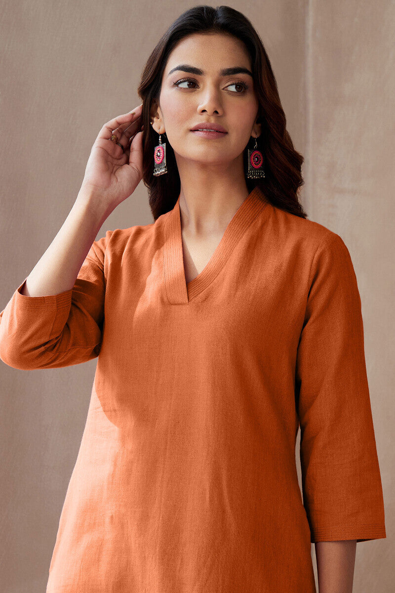 Roza Seher Burnt Orange Kurta