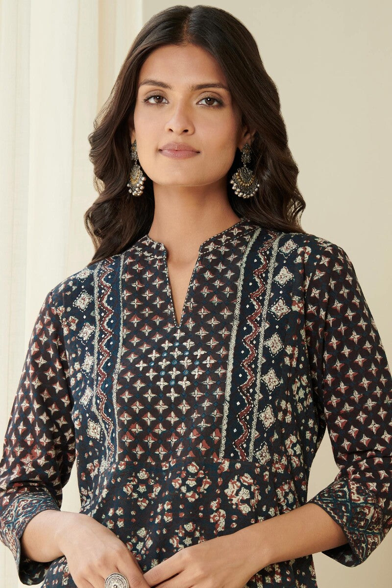 Sehra Zenia Bagru Kurta