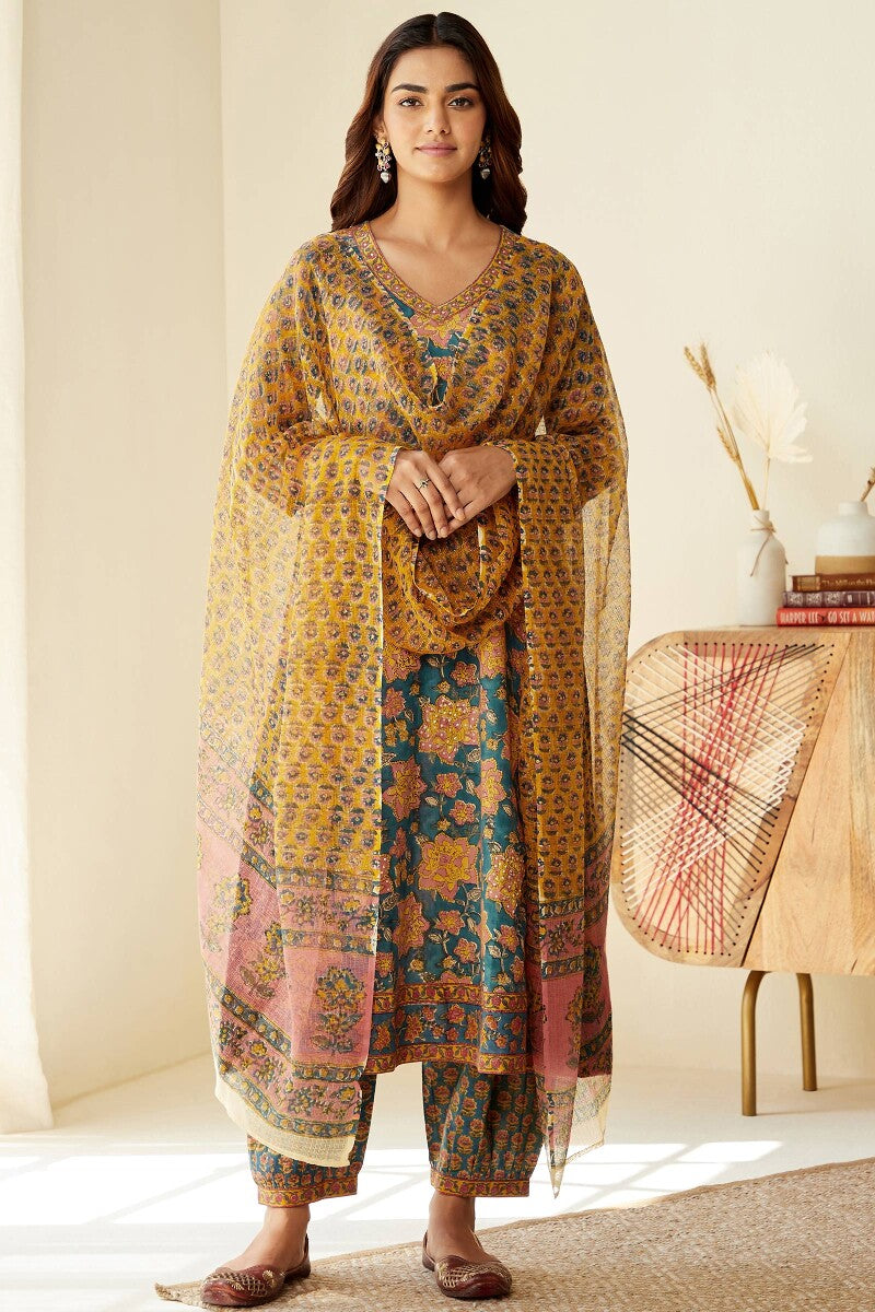 Gulzar Ruhi Sanganeri Kota Dupatta