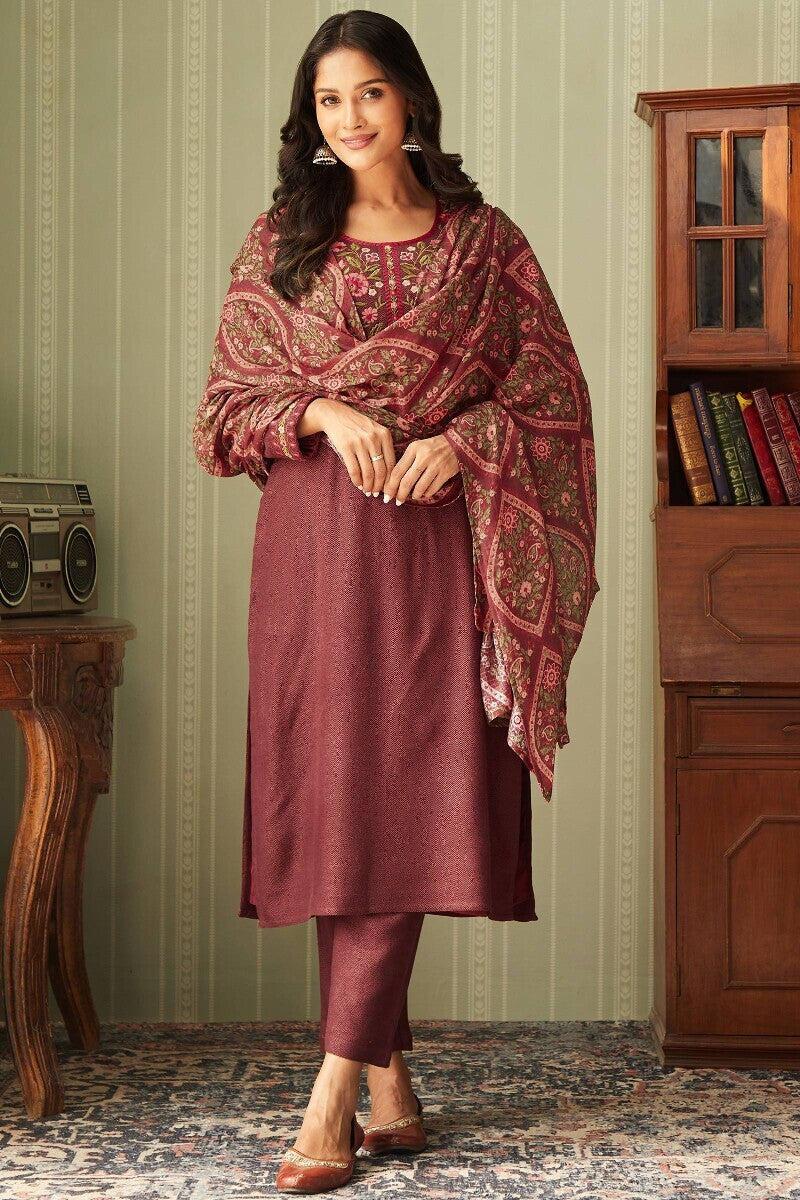 Naadirah Nafisa Faux Wool Narrow Pants