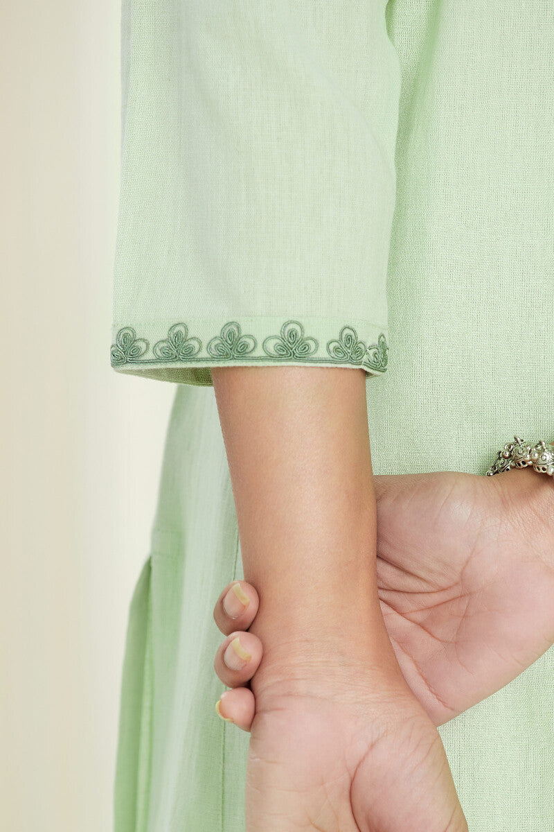 Mirza Gauhar Flax Cotton Kurta