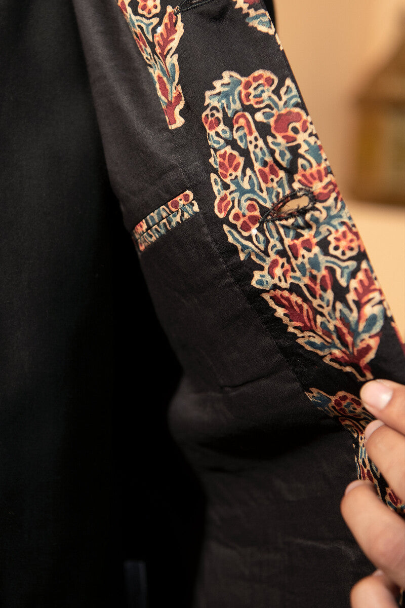 Shirin Mahin Ajrak Nehru Jacket