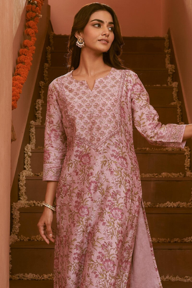 Mehrunissa Samira Chanderi Kurta