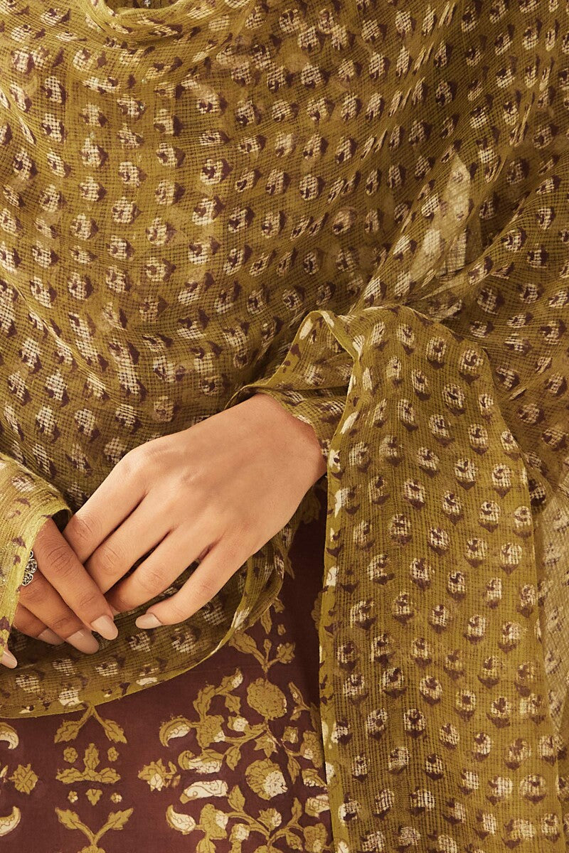 Sehra Zainab Bagru Dupatta