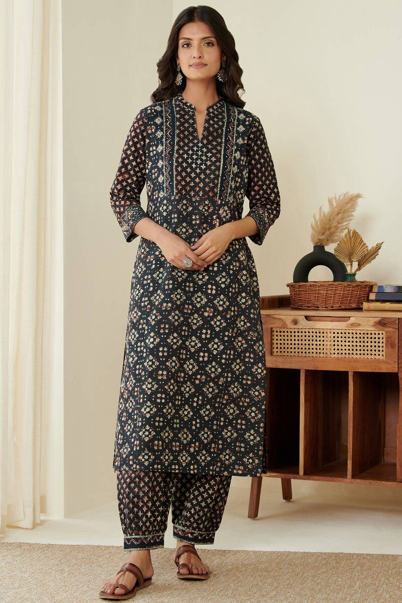 Sehra Zenia Bagru Kurta