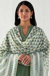 Kashida Meera Sanganeri Dupatta