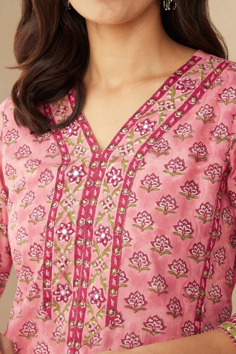 Rosheen Mehnaz Sanganeri Kurta