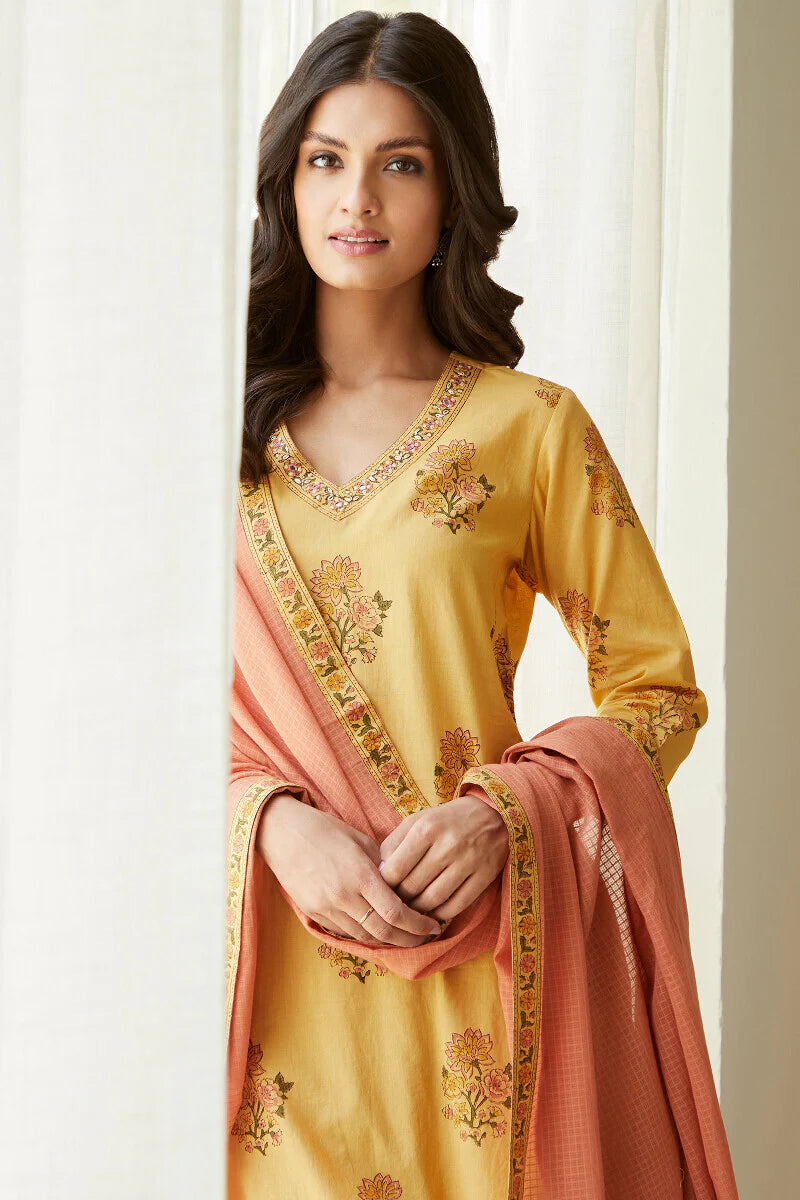 Rosheen Mahi Sanganeri Kurta