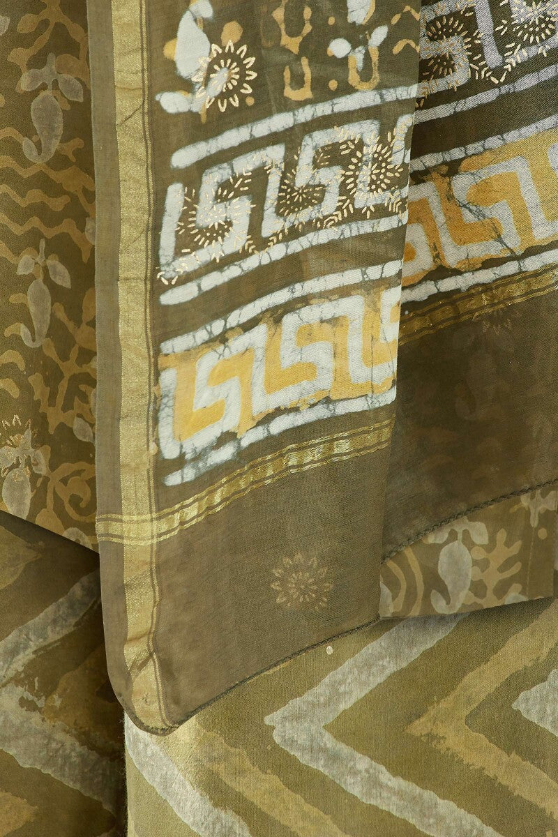 Sehra Farhat Dabu Chanderi Dupatta