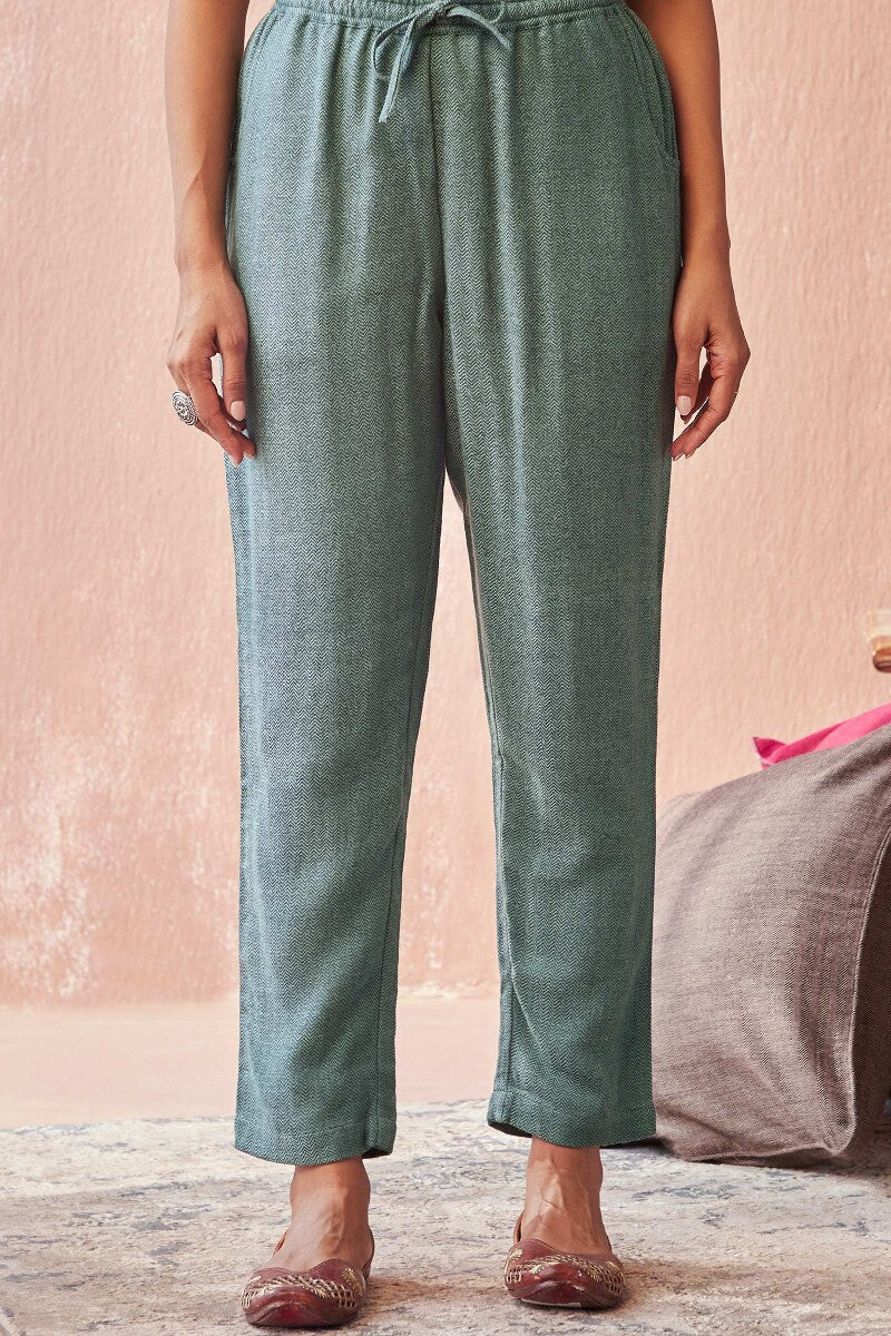 Naadirah Feriha Faux Wool Narrow Pants