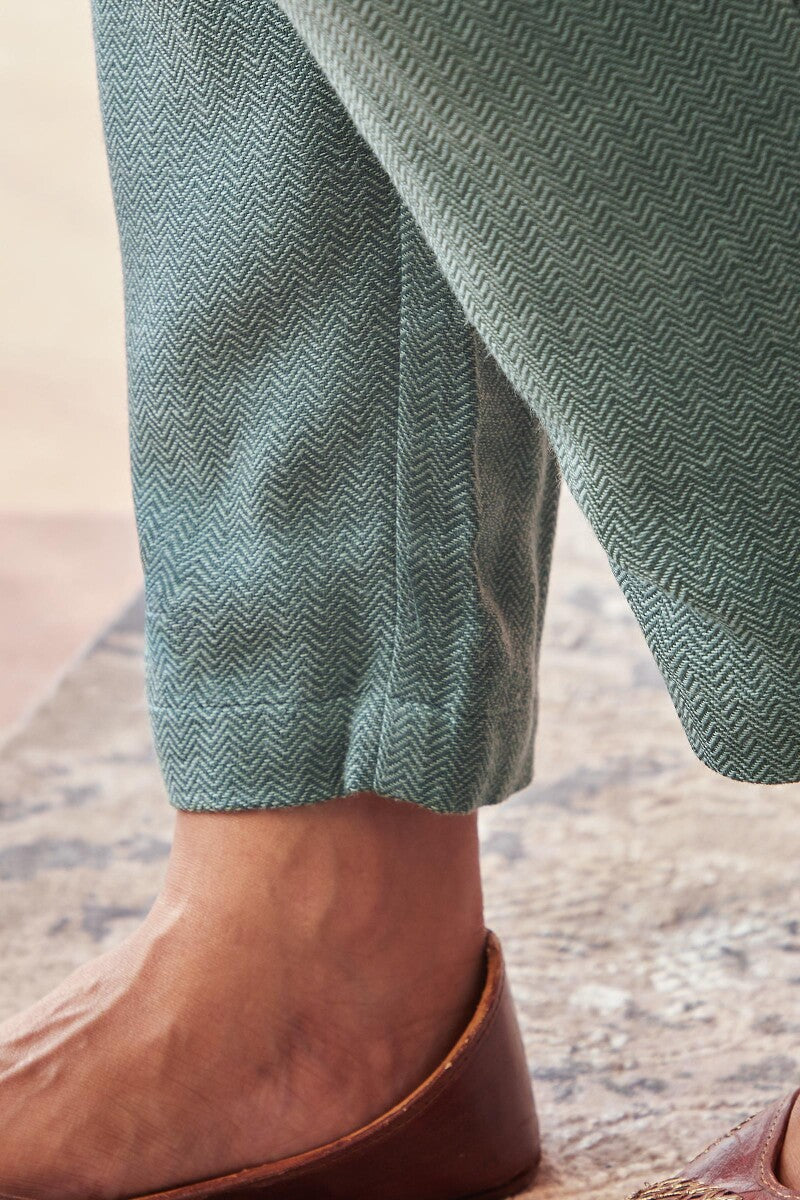 Naadirah Feriha Faux Wool Narrow Pants