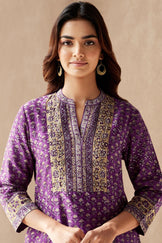 Mehrunissa Gulnaaz Chanderi Kurta