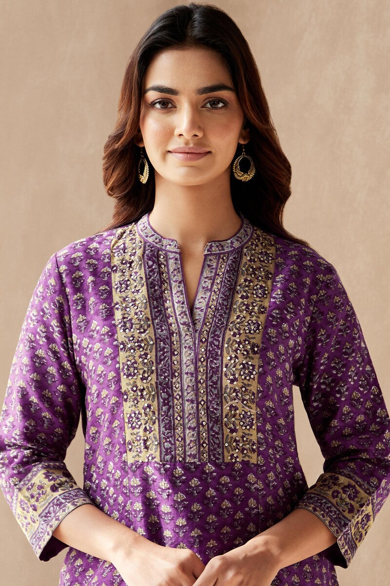 Mehrunissa Gulnaaz Chanderi Kurta