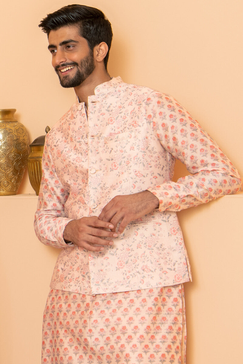 Shirin Zafar Chanderi Nehru Jacket