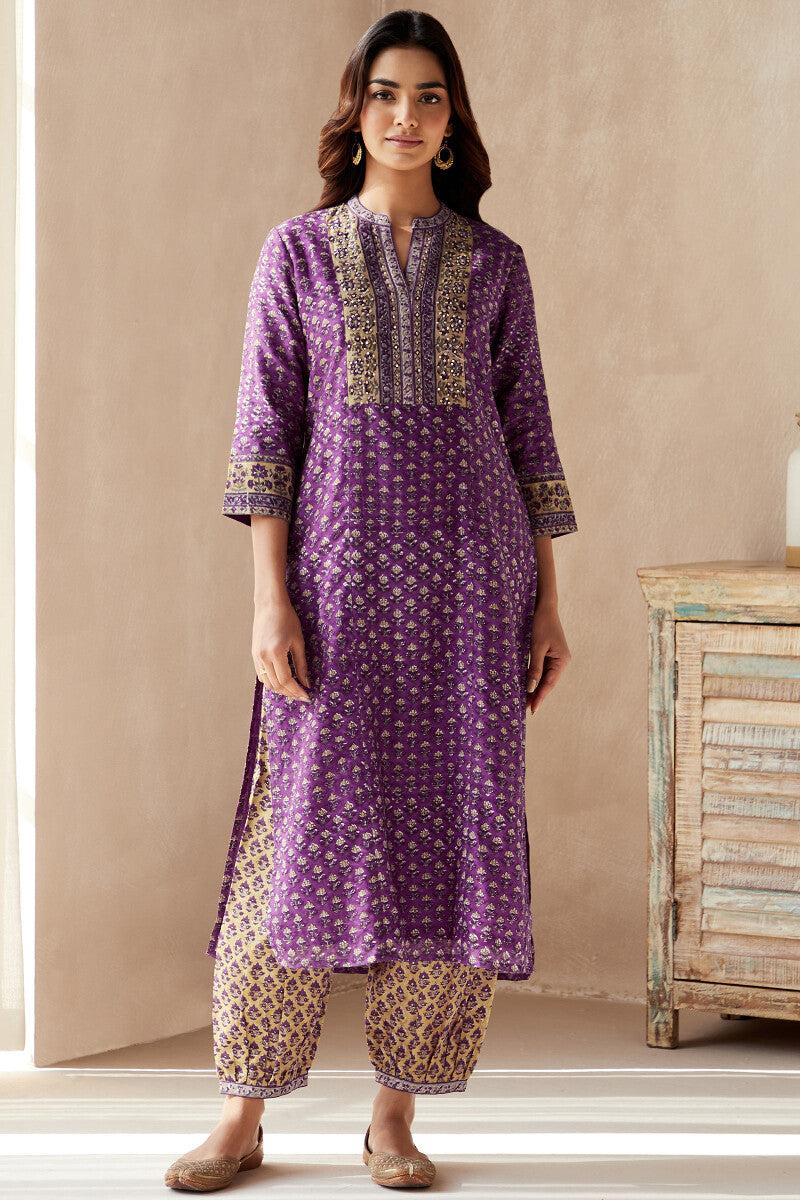Mehrunissa Gulnaaz Chanderi Kurta
