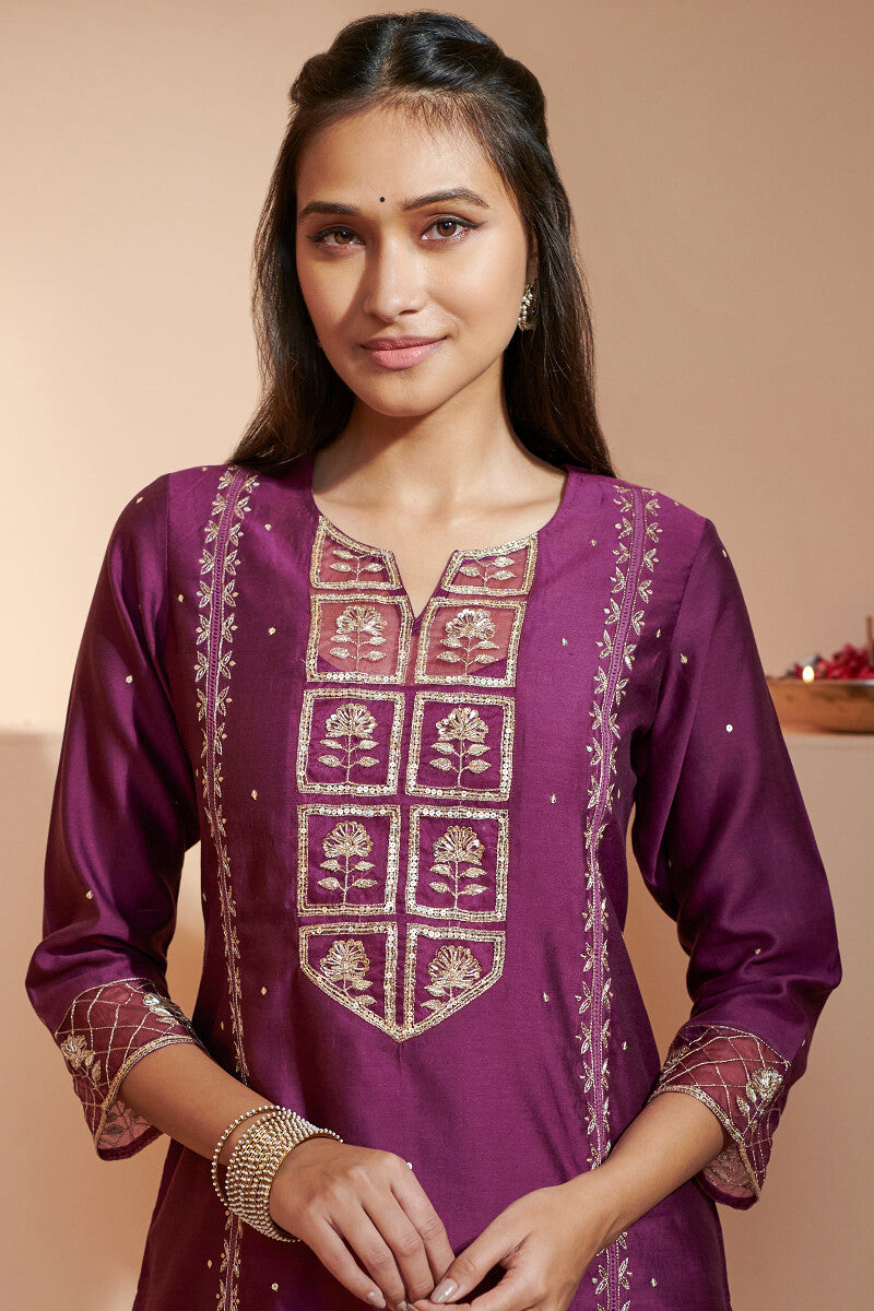 Shirin Suhana Chanderi Kurta