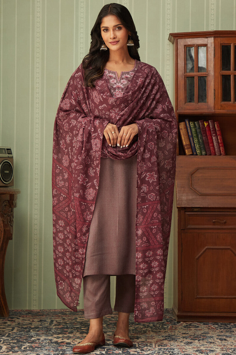 Naadirah Fahima Faux Wool Narrow Pants