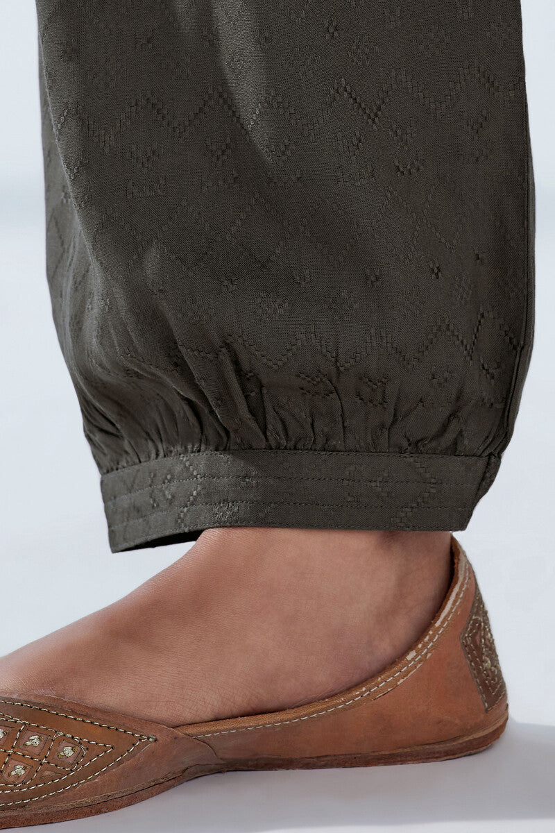 Naadirah Zoya Brown Dobby Izhaar Pants