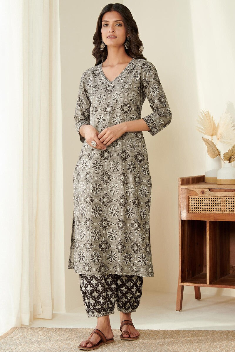 Sehra Maya Bagru Kurta