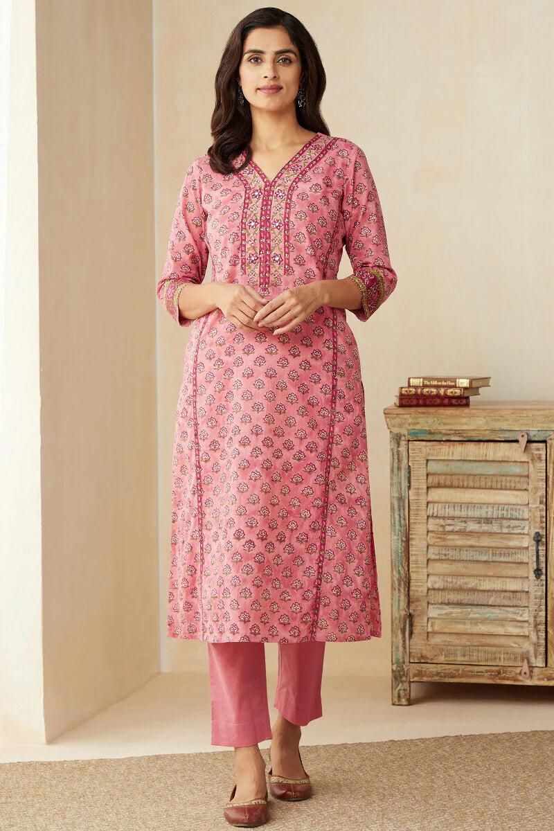 Rosheen Mehnaz Sanganeri Kurta
