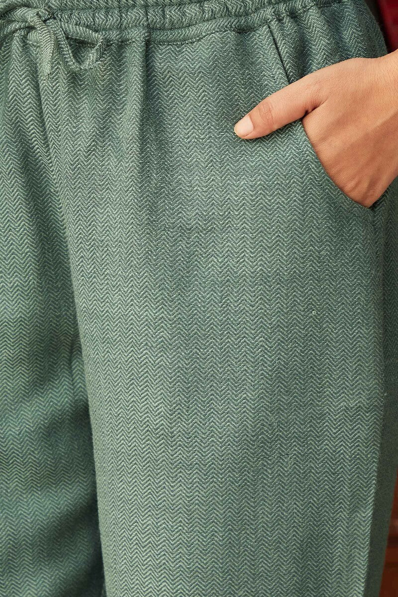 Naadirah Feriha Faux Wool Narrow Pants