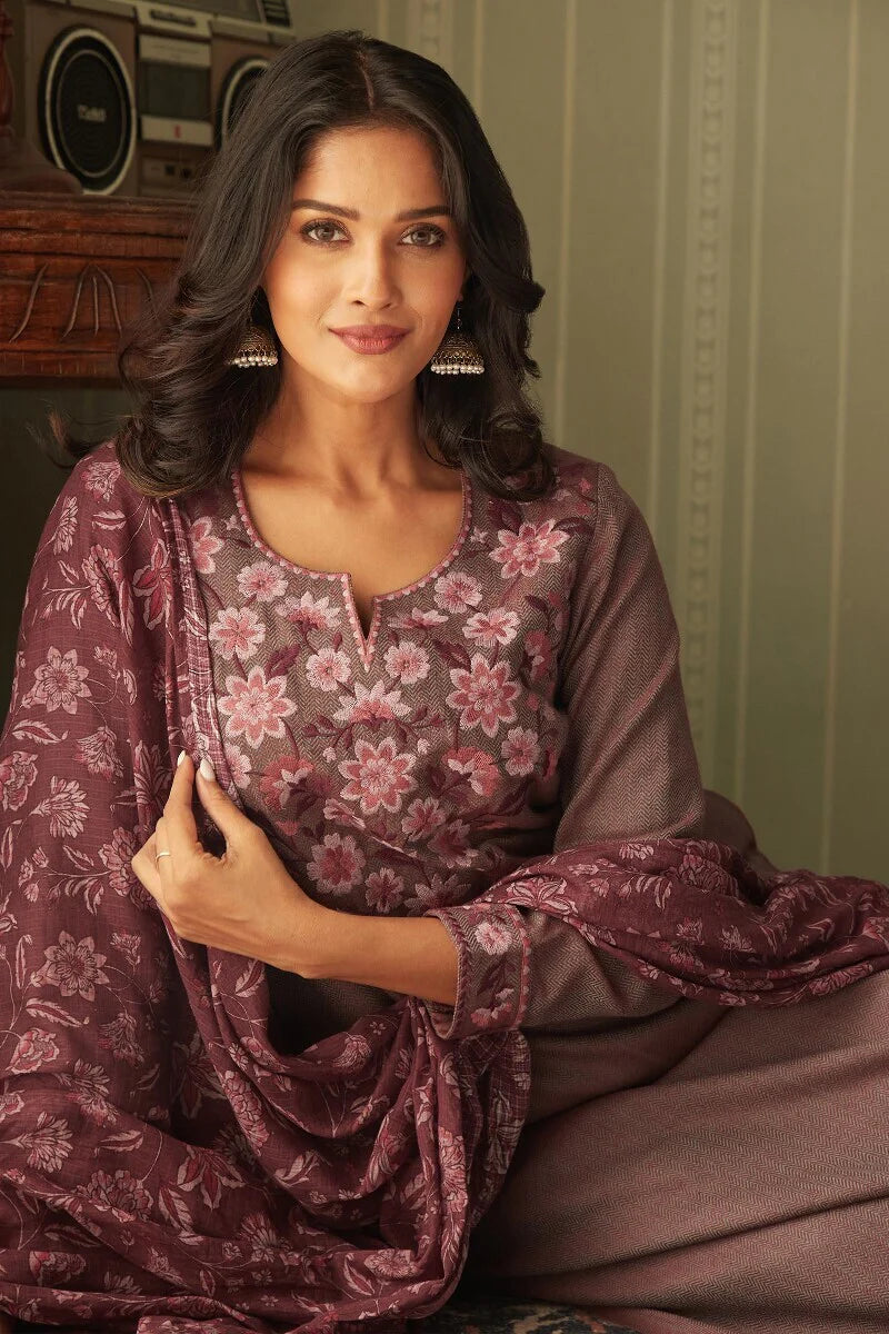 Naadirah Fahima Faux Wool Kurta