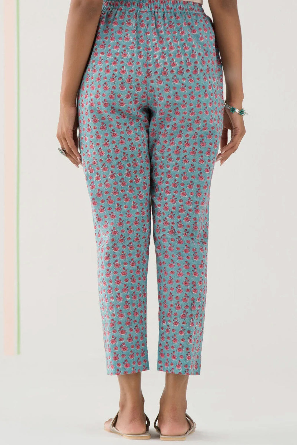Gulbarg Jia Sanganeri Narrow Pants
