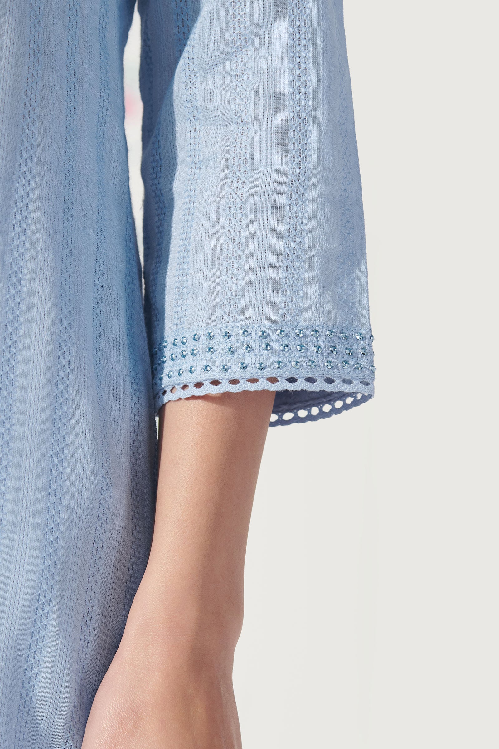 Roza Aalia Blue Kurta