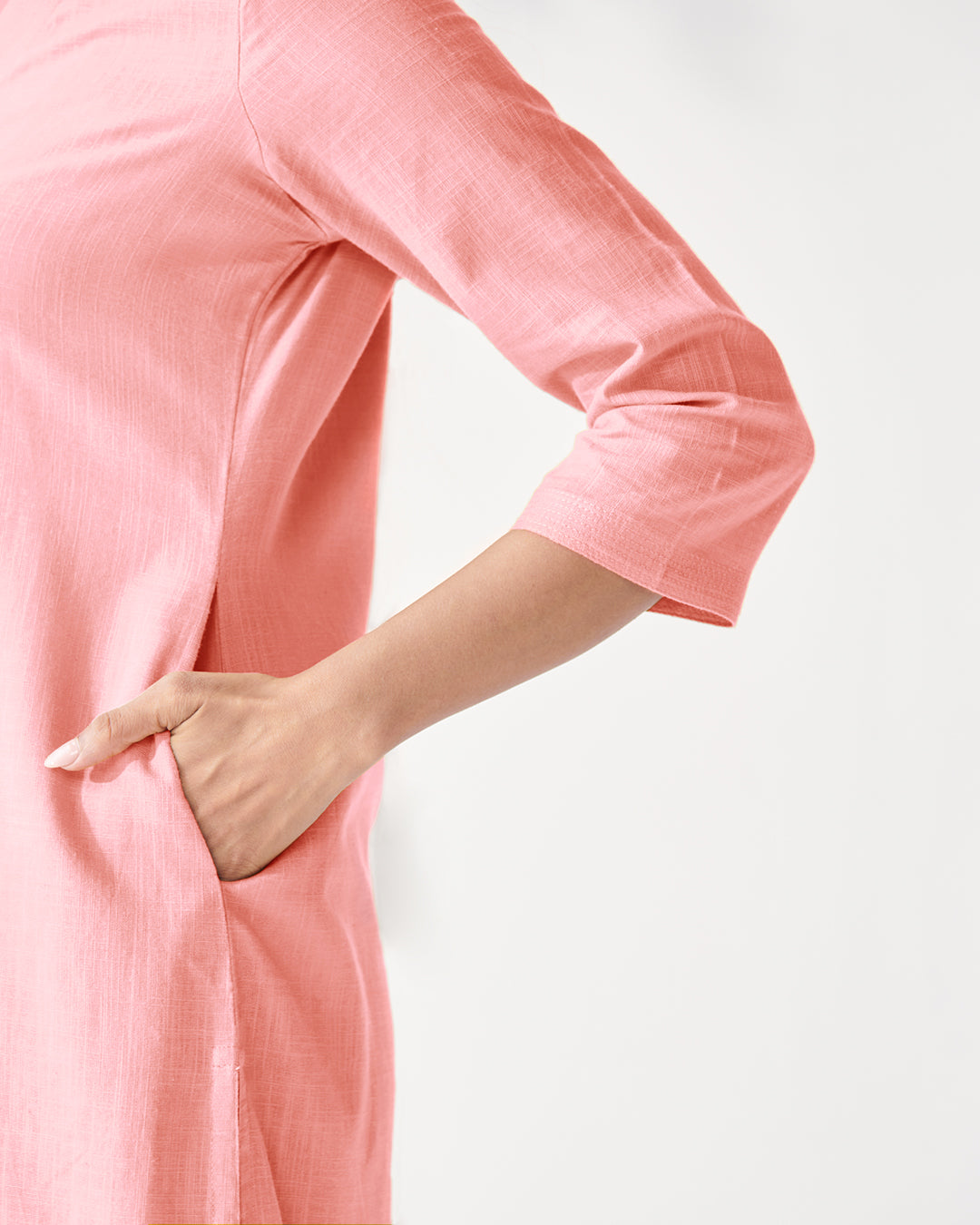 Roza Fariah Candy Pink Kurta