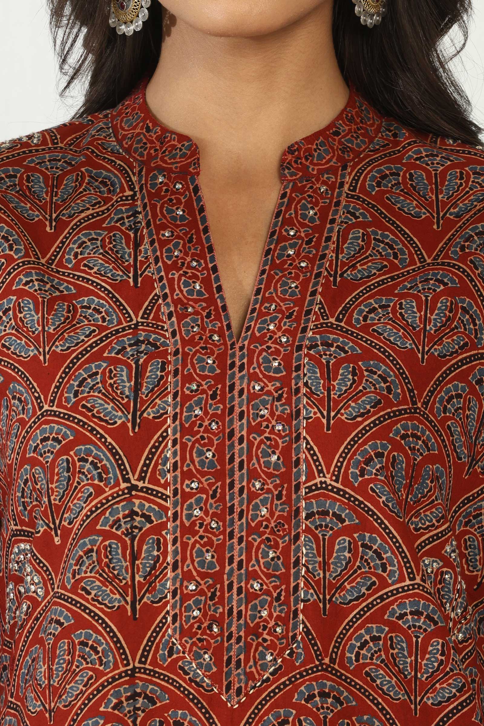 Sehra Samira Ajrak Kurta