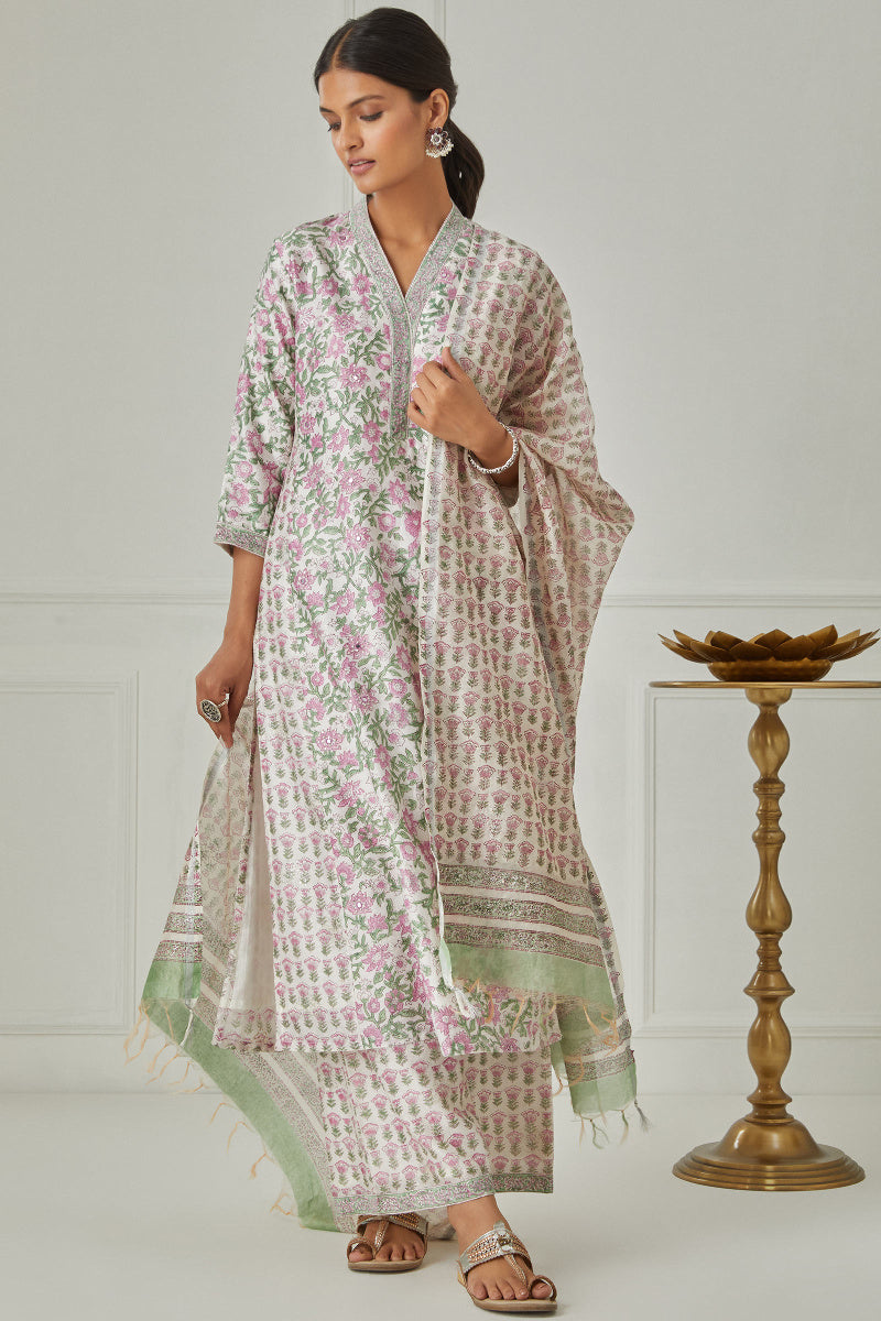 Sanaa Mahnoor Chanderi Kurta