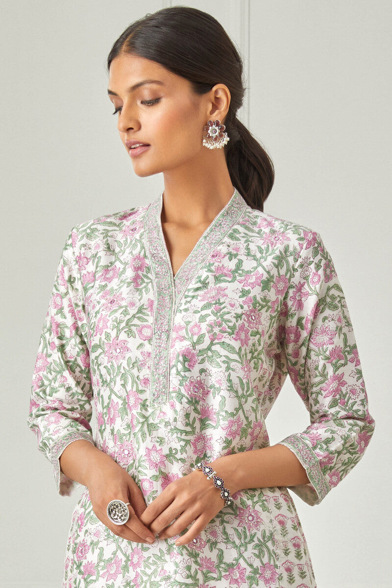 Sanaa Mahnoor Chanderi Kurta