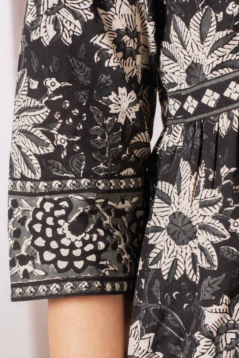 Sehra Zarah Bagru Kurta